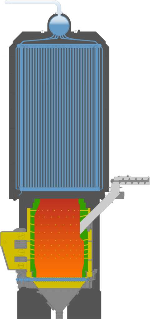 Panel Boiler With Combustion Cell