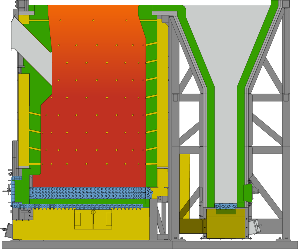 Fixed Grate Combustor Cell illustration