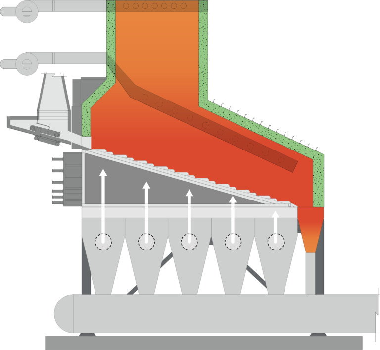 Step-Grate Furnace Illustration